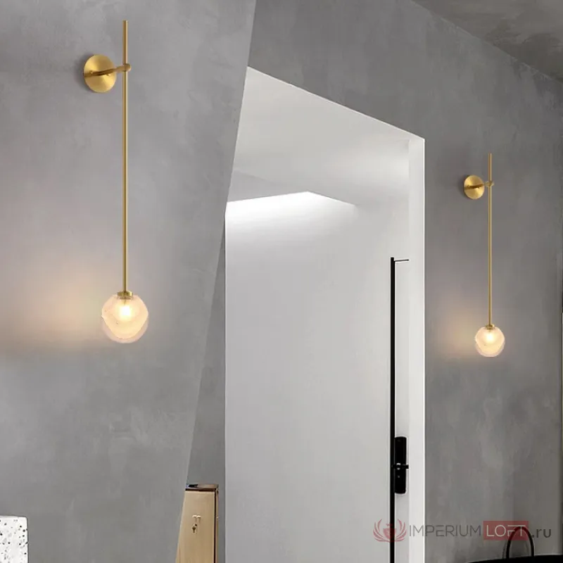 Бра LEROY WALL Black от ImperiumLoft
