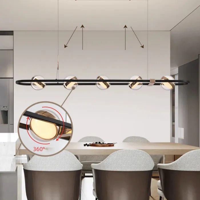 Реечный, рядный светильник SATURNA LONG от ImperiumLoft