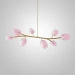 Реечный, рядный светильник LILLY L Pink от ImperiumLoft