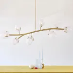 Реечный, рядный светильник LILLY L White от ImperiumLoft