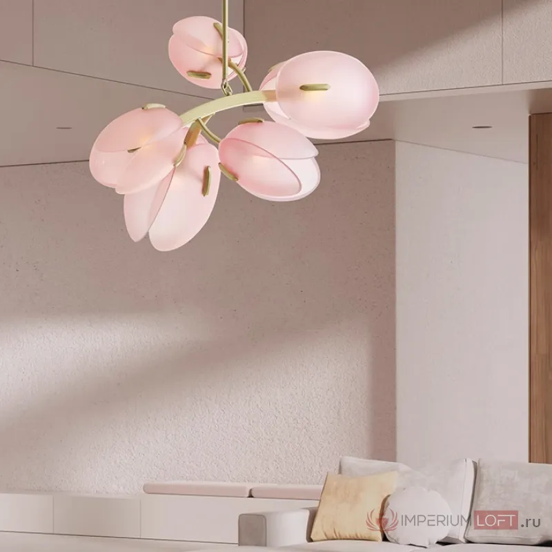 Реечный, рядный светильник LILLY L Blue от ImperiumLoft