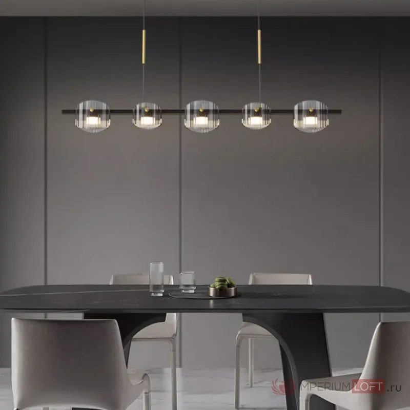 Подвесной светильник NICOLETTA D LONG L100 Black от ImperiumLoft