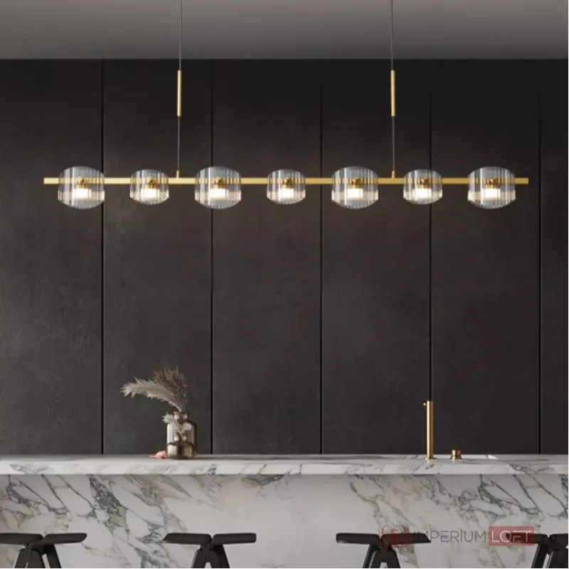 Подвесной светильник NICOLETTA D LONG L100 Black от ImperiumLoft