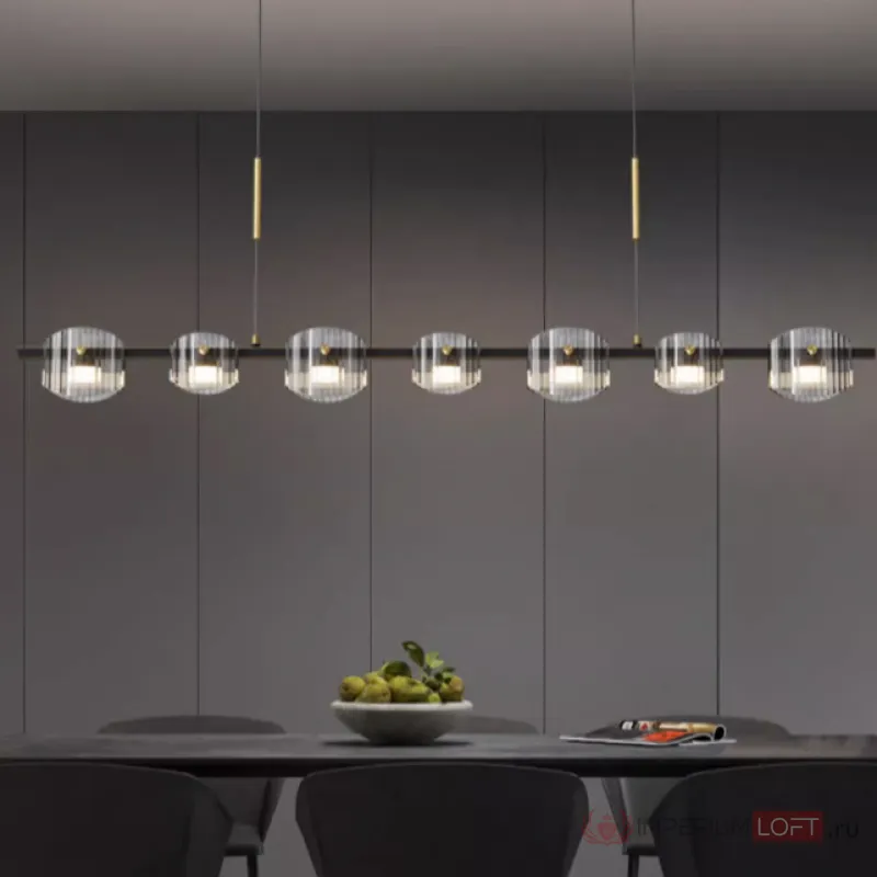Подвесной светильник NICOLETTA D LONG L100 Black от ImperiumLoft