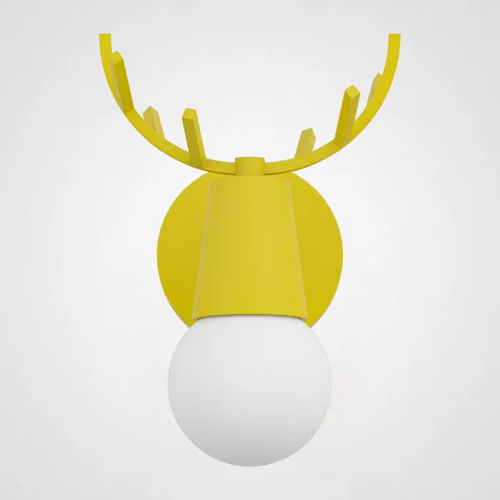 Бра с рожками DEER A Yellow от ImperiumLoft