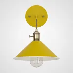 Бра с подвесным плафоном BRAID WALL Yellow от ImperiumLoft
