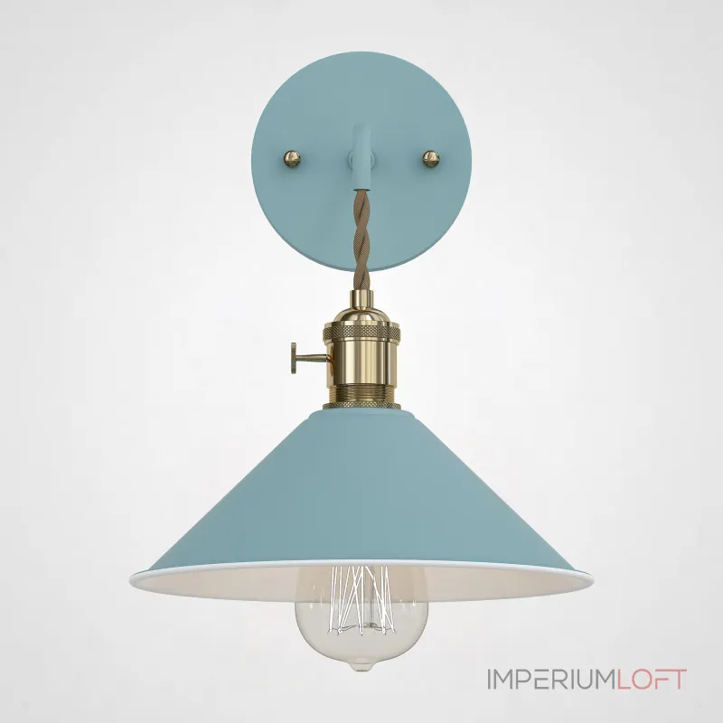 Бра с подвесным плафоном BRAID WALL Blue от ImperiumLoft Бра с подвесным плафоном BRAID WALL Blue от ImperiumLoft