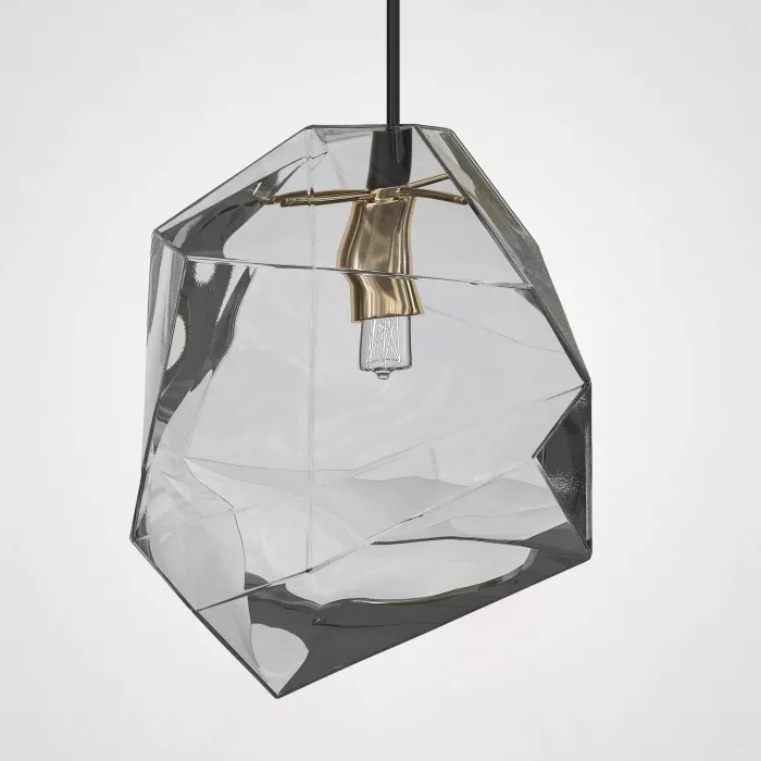 Подвесной светильник Color Ice Cube Pendant JEVIO 1 Серый от ImperiumLoft
