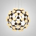 Подвесная люстра MESH D75 Black от ImperiumLoft
