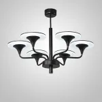 Люстра на штанге PILLAR L6 Black от ImperiumLoft