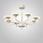 Люстра на штанге PILLAR L8 Silver от ImperiumLoft