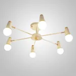 Люстра на штанге ROTARY L6 White от ImperiumLoft