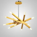 Люстра на штанге SNAP D25 Gold от ImperiumLoft