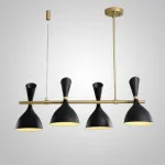 Подвесной реечный светильник TRUMPET LINE L85 Black от ImperiumLoft