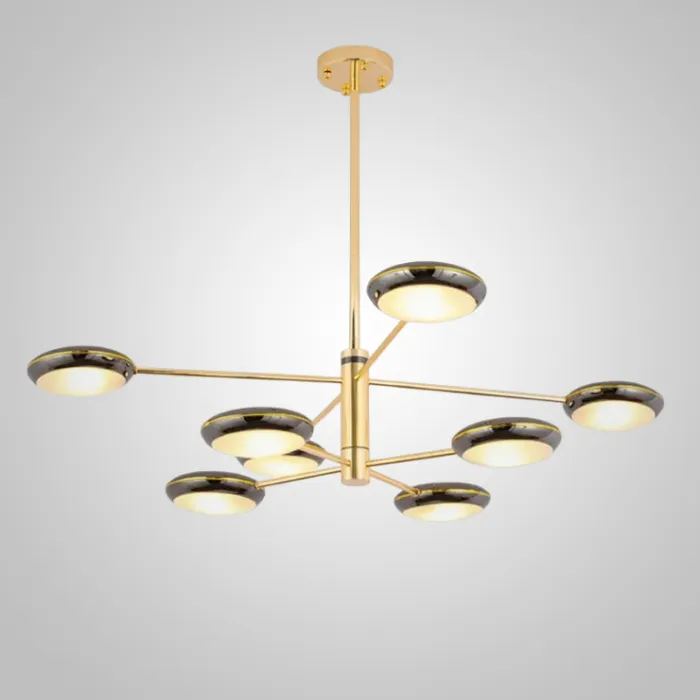 Люстра на штанге DRAMMEN D90 Black от ImperiumLoft