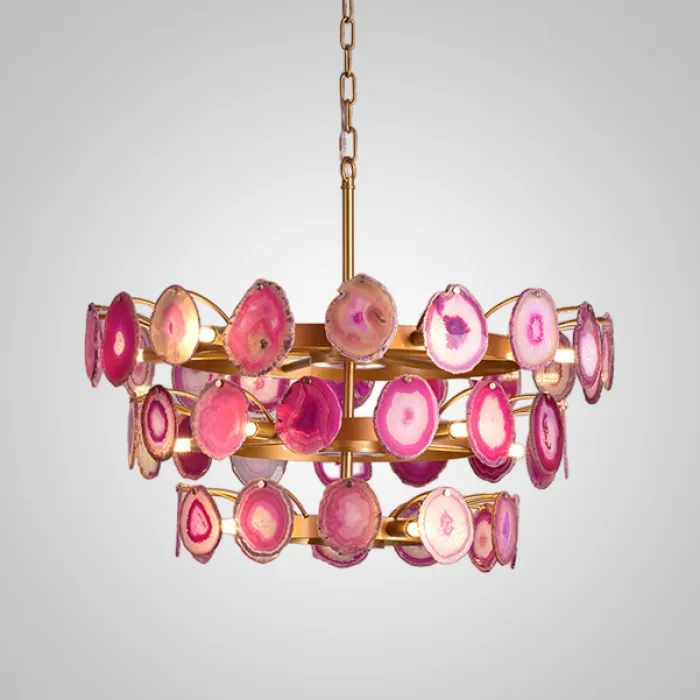 Подвесная люстра AGATE D70 Pink от ImperiumLoft