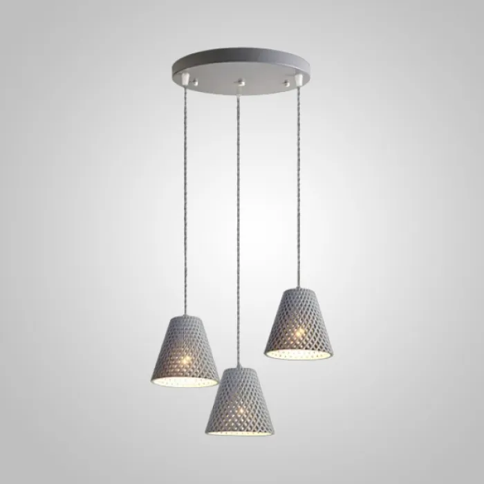 Подвесной светильник HASSA D30 Grey от ImperiumLoft