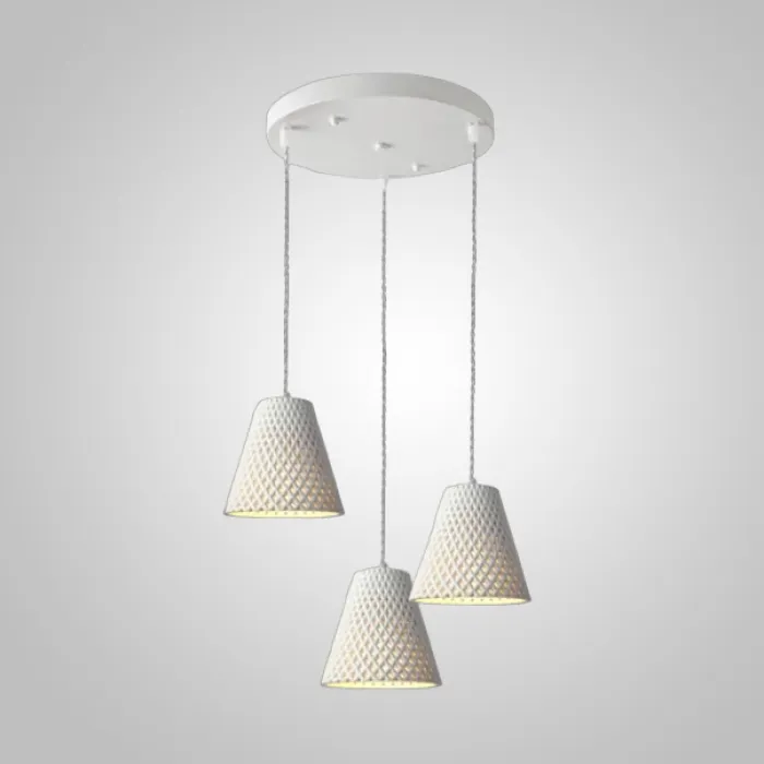 Подвесной светильник HASSA D30 White от ImperiumLoft