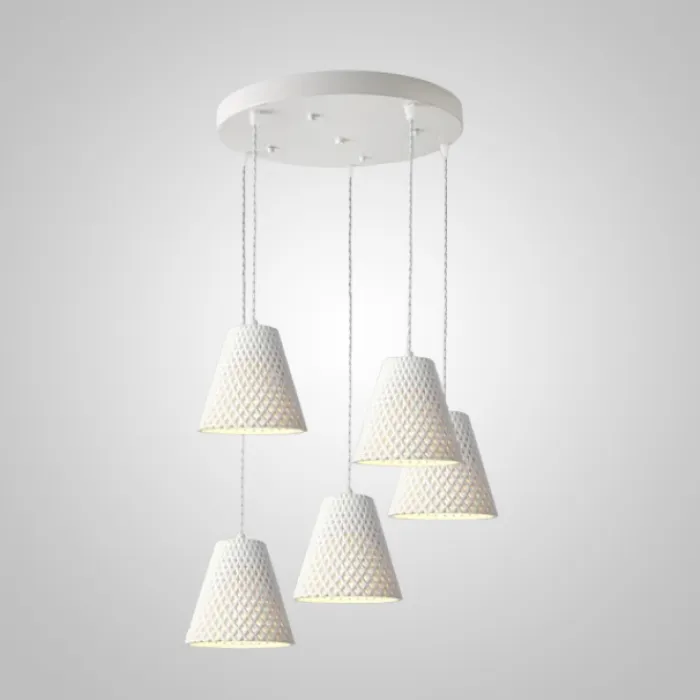 Подвесной светильник HASSA D60 White от ImperiumLoft