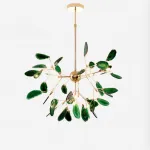 Подвесная люстра AGATE D60 Green от ImperiumLoft