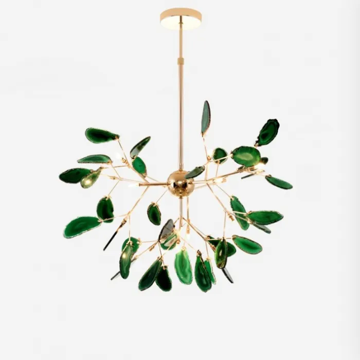 Подвесная люстра AGATE D60 Green от ImperiumLoft