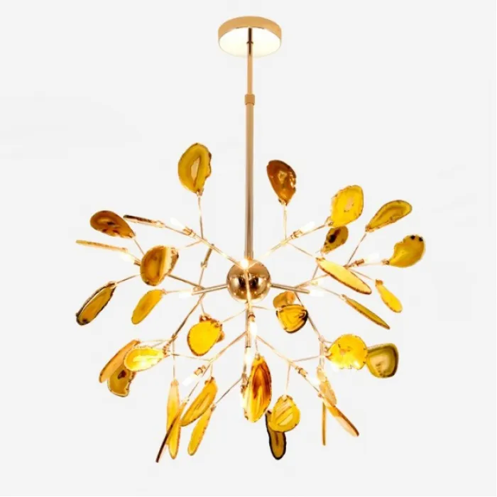 Подвесная люстра AGATE D76 Yellow от ImperiumLoft