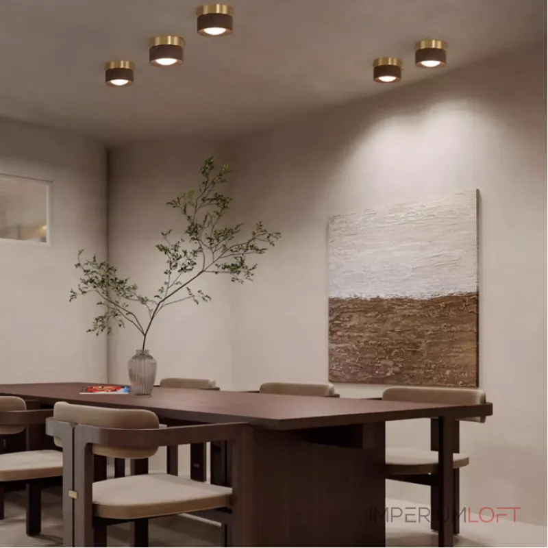 Точечный светильник WOODSPOT DARK Накладной