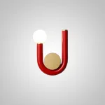Бра COLLE L1 Red от ImperiumLoft