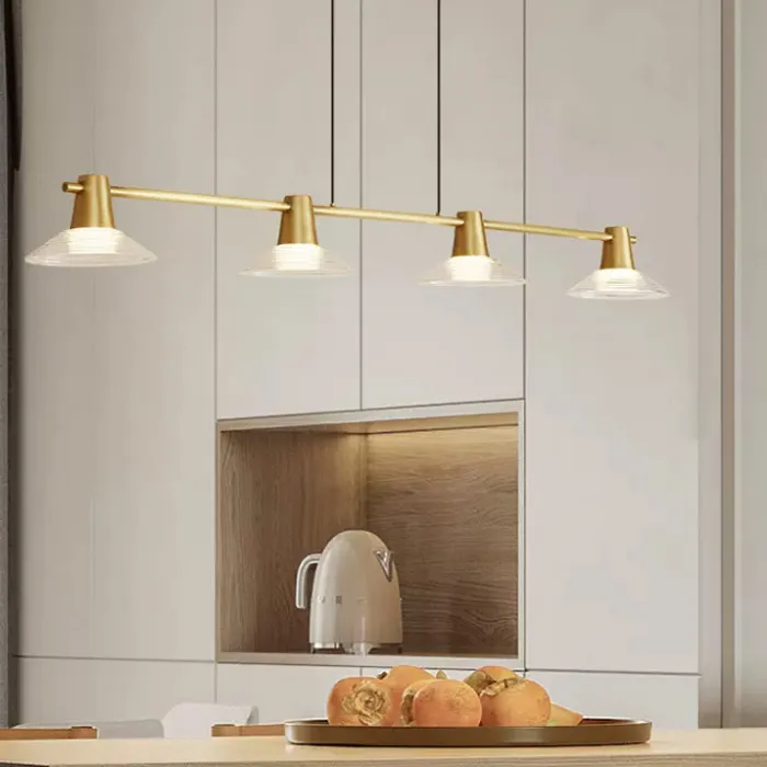 Реечный, рядный светильник CICLA LONG L100 Brass от ImperiumLoft