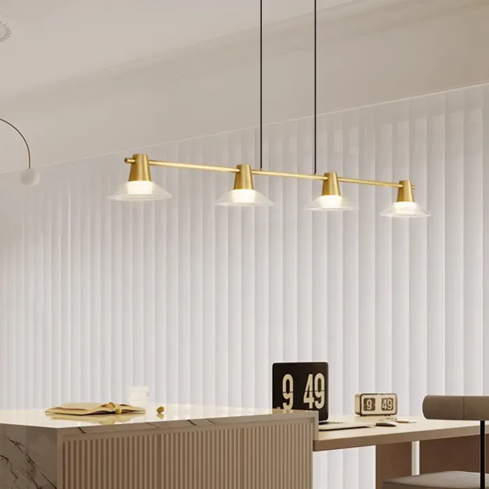 Реечный, рядный светильник CICLA LONG L100 Brass от ImperiumLoft