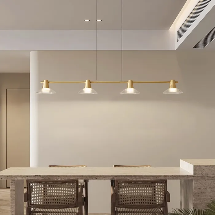 Реечный, рядный светильник CICLA LONG L100 Brass от ImperiumLoft