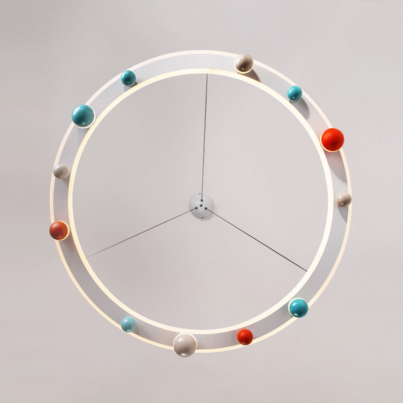 Кольцевые люстры и светильники CAKE RING D80