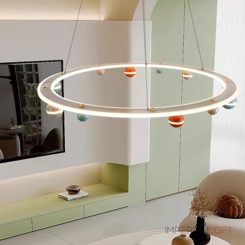 Кольцевые люстры и светильники CAKE RING D80