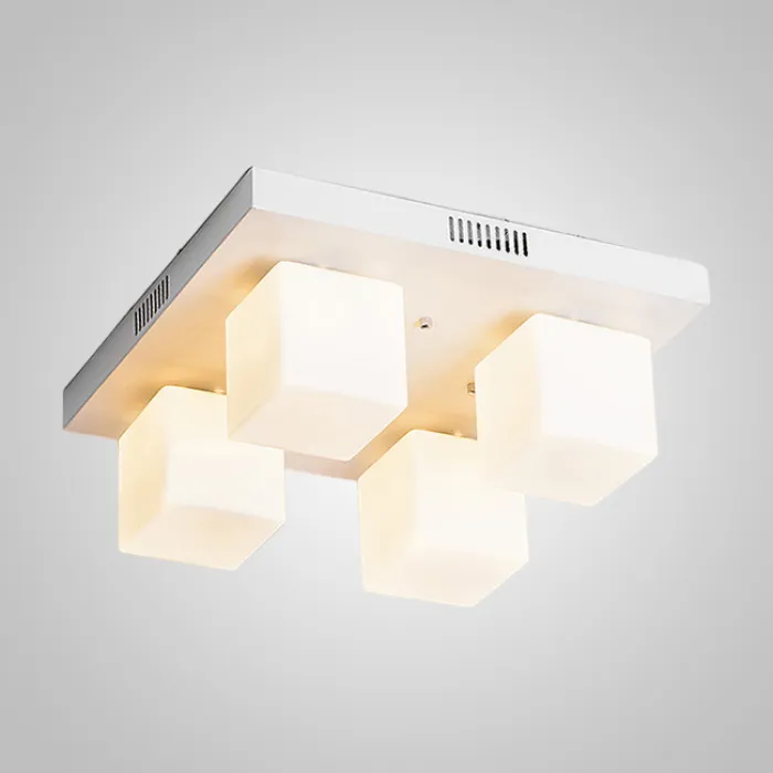 Подвесная люстра BOARD CUBE L4 White от ImperiumLoft