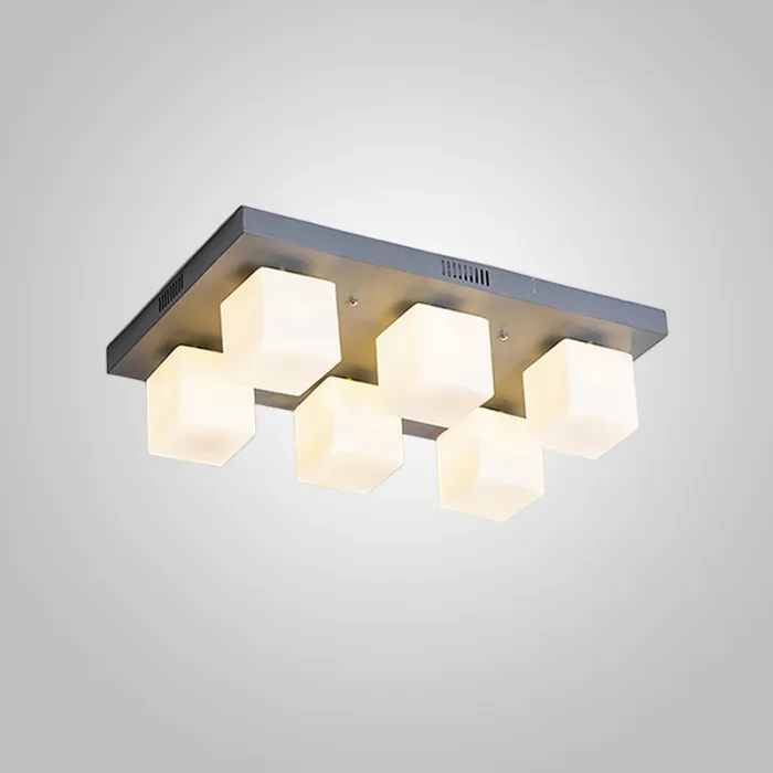 Подвесная люстра BOARD CUBE L6 Khaki от ImperiumLoft