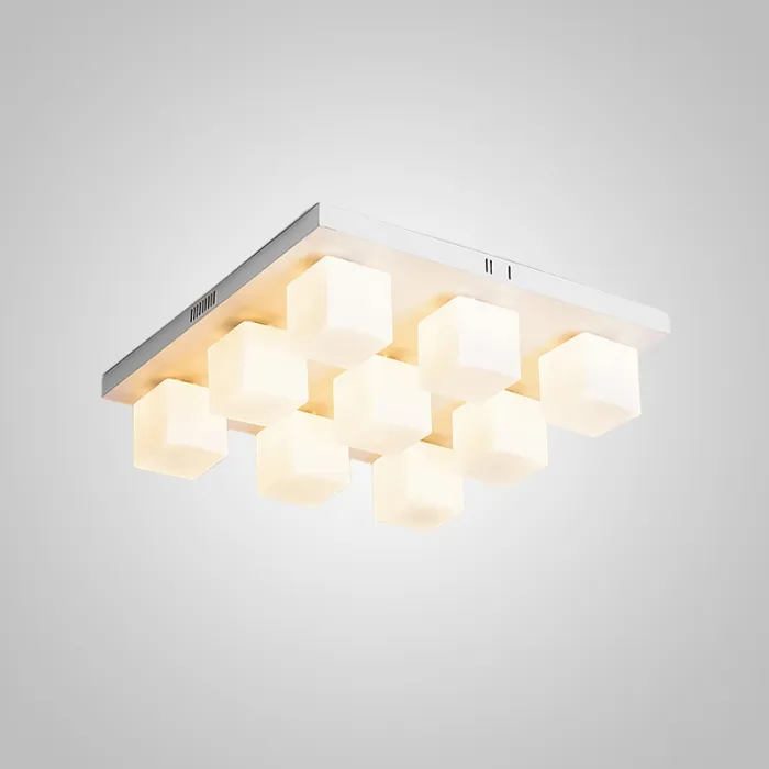 Подвесная люстра BOARD CUBE L9 White от ImperiumLoft