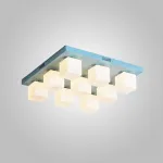Подвесная люстра BOARD CUBE L9 Blue от ImperiumLoft
