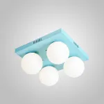 Подвесная люстра BOARD ORB L4 Blue от ImperiumLoft