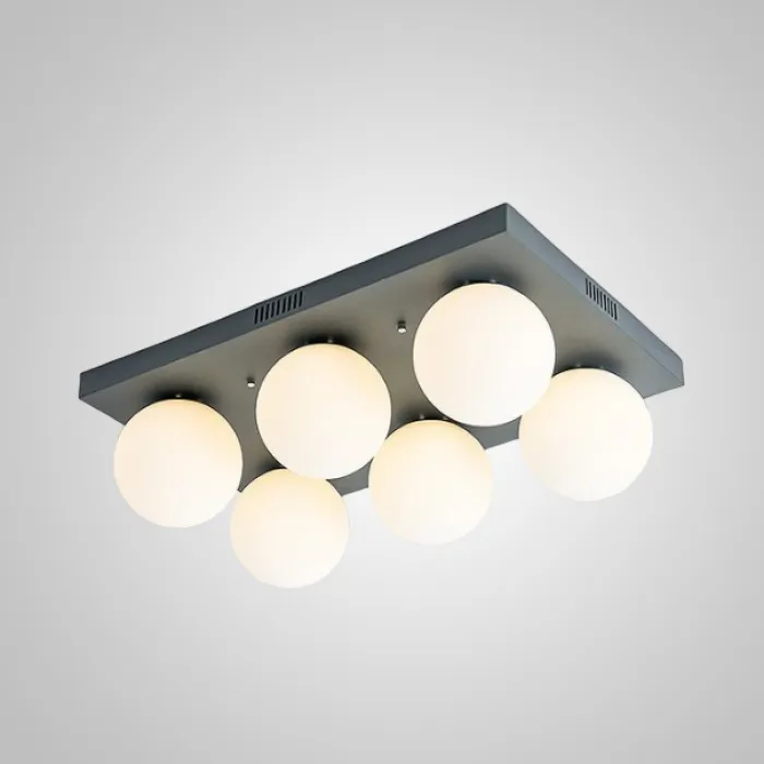 Подвесная люстра BOARD ORB L6 Grey от ImperiumLoft