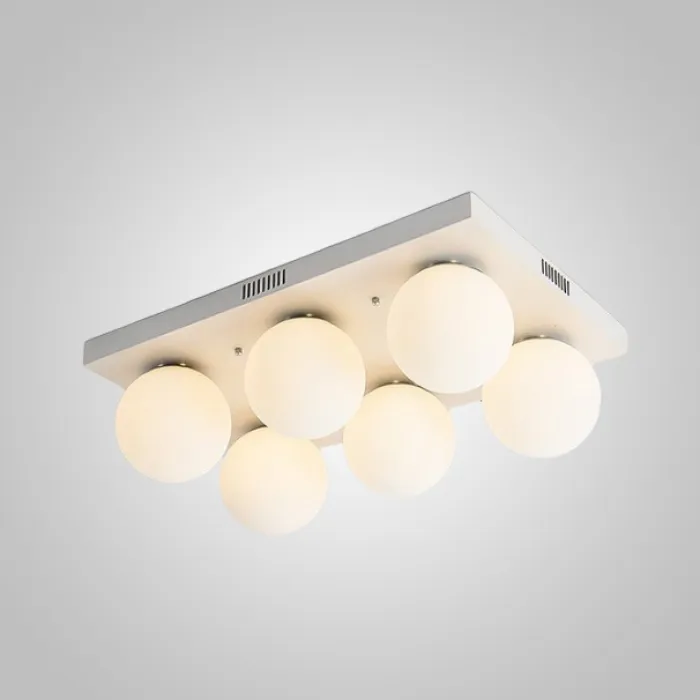Подвесная люстра BOARD ORB L6 White от ImperiumLoft