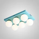 Подвесная люстра BOARD ORB L6 Blue от ImperiumLoft