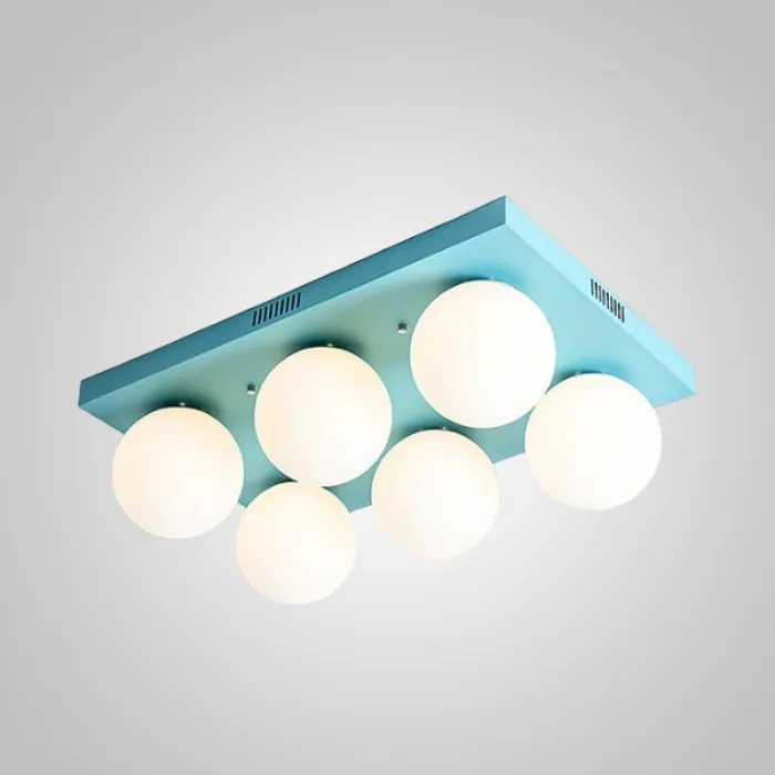 Подвесная люстра BOARD ORB L6 Blue от ImperiumLoft