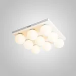 Подвесная люстра BOARD ORB L9 White от ImperiumLoft