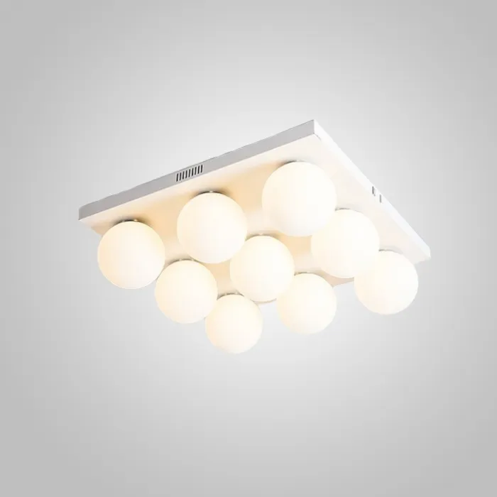 Подвесная люстра BOARD ORB L9 White от ImperiumLoft