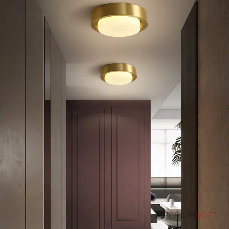 Потолочный светильник BUTTON GOLD D39