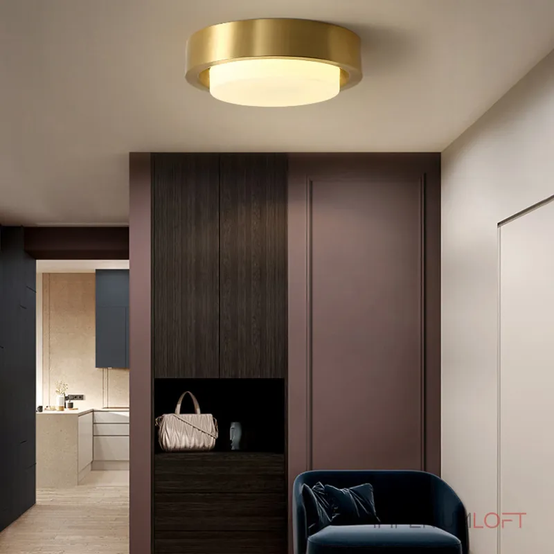 Потолочный светильник BUTTON GOLD D39