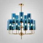 Люстра на штанге DELPHY L15 Blue