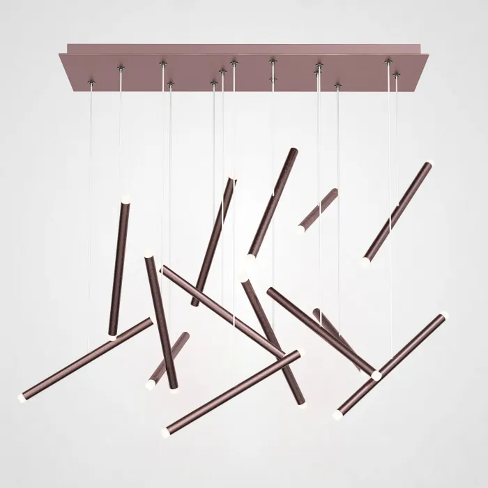 Люстра Dutti D0068 LED Chandelier Modern 14 Copper от ImperiumLoft