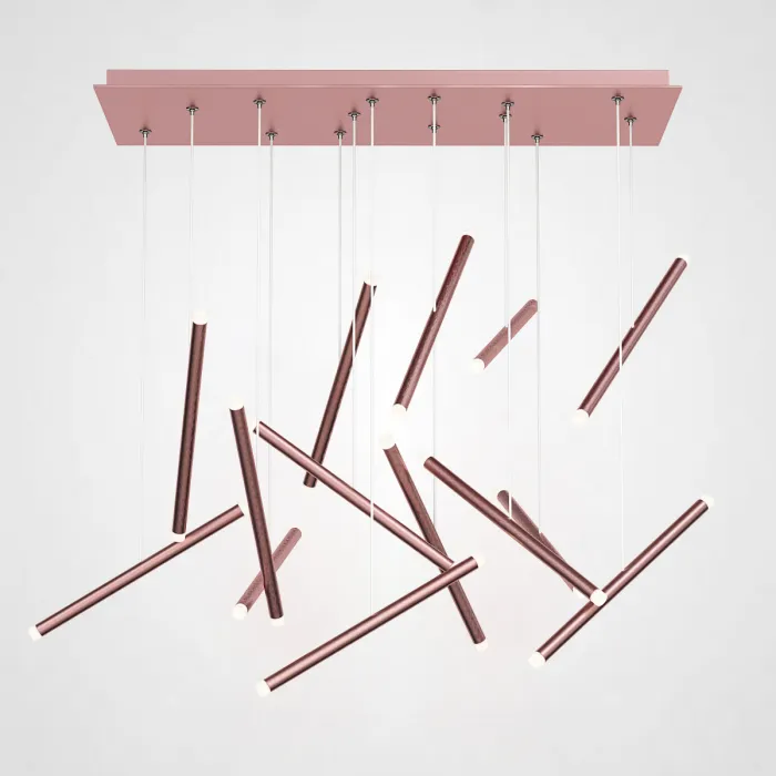 Люстра Dutti D0068 LED Chandelier Modern 14 Rose Gold от ImperiumLoft