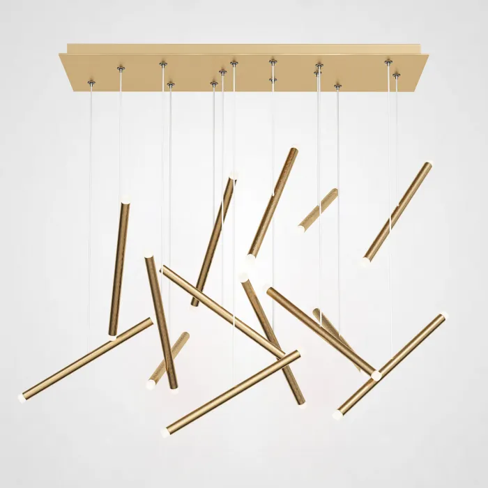 Люстра Dutti D0068 LED Chandelier Modern 14 Gold от ImperiumLoft